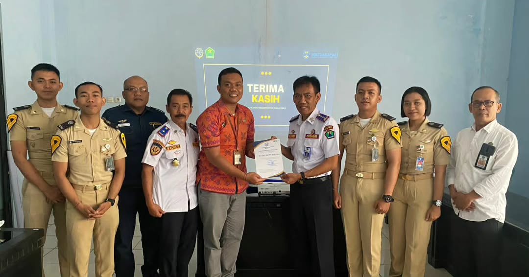 PRAKTIK KERJA LAPANGAN TARUNA PERHUBUNGAN POLTRADA BALI