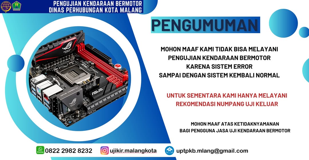PENGUMUMAN: SEMENTARA MELAYANI REKOMENDASI NUMPANG UJI KELUAR