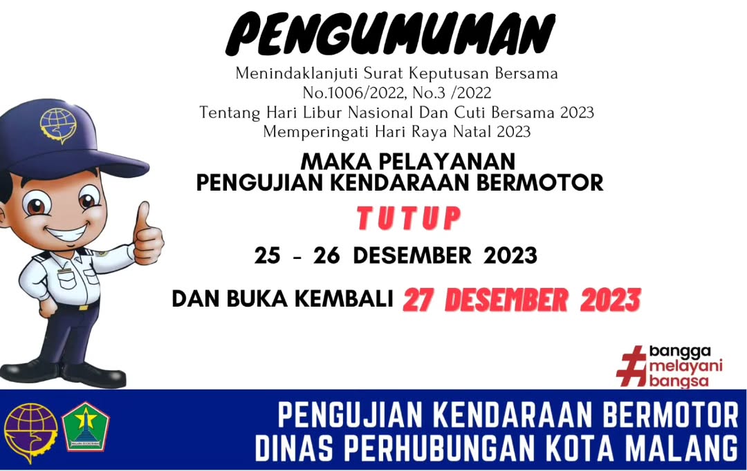 PENGUMUMAN LIBUR DAN CUTI BERSAMA HARI RAYA NATAL 2023