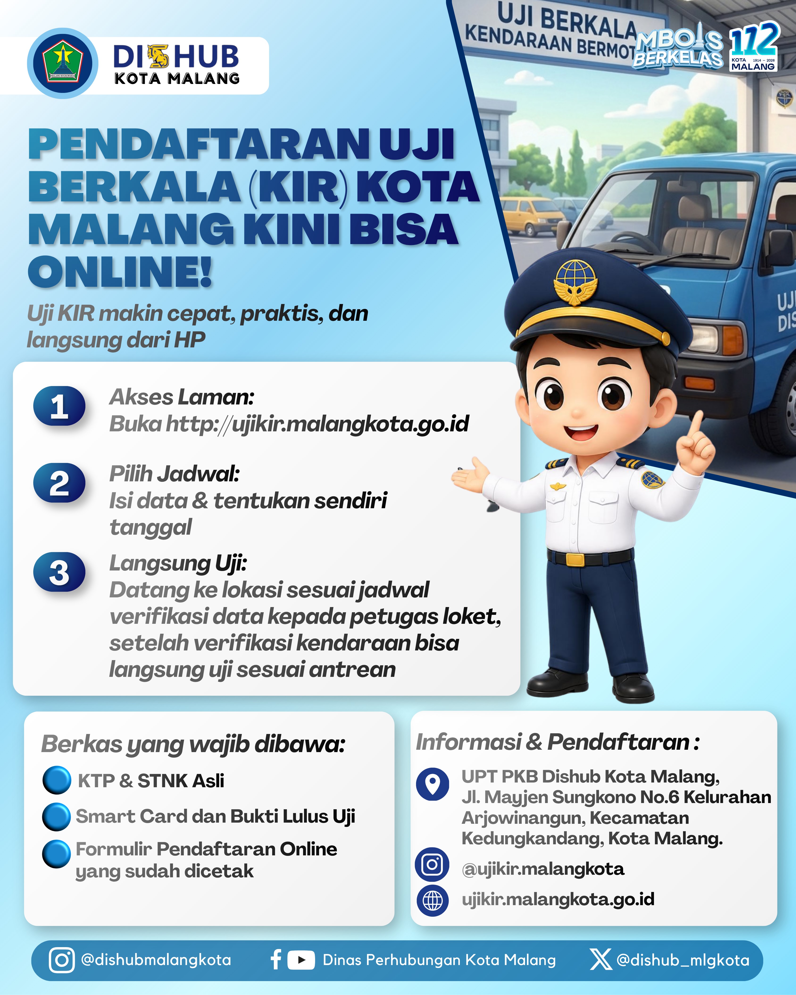 Pendaftaran Online Uji Berkala